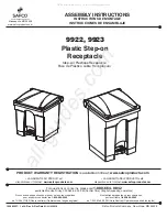 Предварительный просмотр 1 страницы LDI Spaces SAFCO 9922 Assembly Instructions