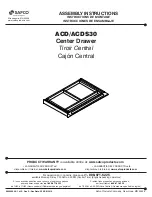 LDI Spaces SAFCO ACD30 Assembly Instructions preview