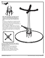 Предварительный просмотр 5 страницы LDI Spaces Safco CHA-CHA 2461 Assembly Instructions