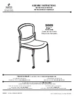 LDI Spaces SAFCO Diaz 5009 Assembly Instructions предпросмотр