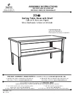 LDI Spaces Safco E-Z Sort 7749 Assembly Instructions Manual предпросмотр