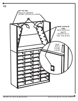 Предварительный просмотр 10 страницы LDI Spaces Safco E-Z Stor 9231 Assembly Instructions Manual