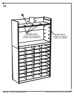 Предварительный просмотр 11 страницы LDI Spaces Safco E-Z Stor 9231 Assembly Instructions Manual