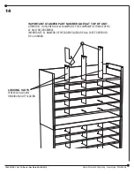 Предварительный просмотр 13 страницы LDI Spaces Safco E-Z Stor 9231 Assembly Instructions Manual