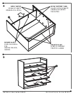 Предварительный просмотр 6 страницы LDI Spaces SAFCO E-Z Stor 9274 Assembly Instructions Manual