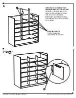 Предварительный просмотр 7 страницы LDI Spaces SAFCO E-Z Stor 9274 Assembly Instructions Manual