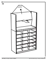 Предварительный просмотр 9 страницы LDI Spaces SAFCO E-Z Stor 9274 Assembly Instructions Manual