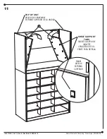 Предварительный просмотр 10 страницы LDI Spaces SAFCO E-Z Stor 9274 Assembly Instructions Manual