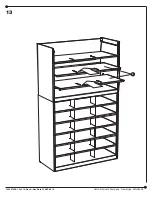 Предварительный просмотр 12 страницы LDI Spaces SAFCO E-Z Stor 9274 Assembly Instructions Manual