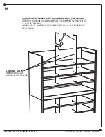 Предварительный просмотр 13 страницы LDI Spaces SAFCO E-Z Stor 9274 Assembly Instructions Manual