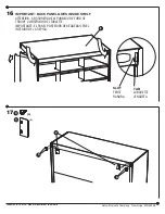 Предварительный просмотр 15 страницы LDI Spaces SAFCO E-Z Stor 9274 Assembly Instructions Manual