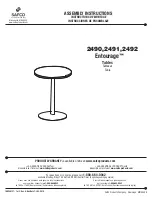 Предварительный просмотр 1 страницы LDI Spaces SAFCO Entourage 2490 Assembly Instructions