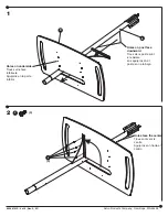 Предварительный просмотр 4 страницы LDI Spaces SAFCO Impromptu 8926 Assembly Instructions Manual