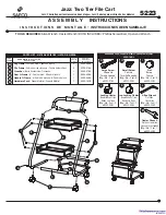 Предварительный просмотр 1 страницы LDI Spaces SAFCO Jazz 5223 Assembly Instructions