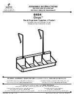 Предварительный просмотр 1 страницы LDI Spaces Safco Onyx 6454 Assembly Instructions