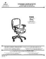 LDI Spaces Safco Rae 7205 Assembly Instructions предпросмотр