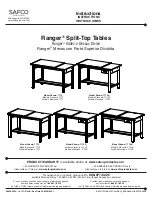 Предварительный просмотр 1 страницы LDI Spaces SAFCO Ranger 7772 Instructions Manual