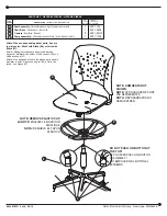 Предварительный просмотр 2 страницы LDI Spaces SAFCO Reve 6803 Assembly Instructions