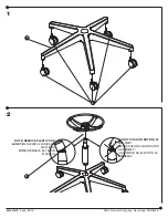 Предварительный просмотр 3 страницы LDI Spaces SAFCO Reve 6803 Assembly Instructions