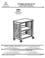 Предварительный просмотр 1 страницы LDI Spaces SAFCO Scoot 1604 Assembly Instructions Manual