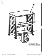 Предварительный просмотр 6 страницы LDI Spaces SAFCO Scoot 1604 Assembly Instructions Manual