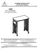 LDI Spaces SAFCO Scoot 1908 Assembly Instructions предпросмотр