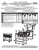 Предварительный просмотр 1 страницы LDI Spaces SAFCO Scoot 5370 Assembly Instructions