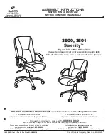 Preview for 1 page of LDI Spaces SAFCO Serenity 3500 Assembly Instructions