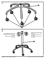 Предварительный просмотр 3 страницы LDI Spaces SAFCO SitStar 6660 Assembly Instructions