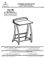 Предварительный просмотр 1 страницы LDI Spaces SAFCO Xpressions 1941TG Assembly Instructions Manual