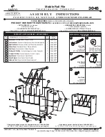 LDI SAFCO 3045 Assembly Instructions предпросмотр