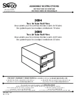 LDI Safco 3094 Assembly Instructions Manual предпросмотр