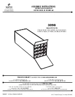 Предварительный просмотр 1 страницы LDI SAFCO 3098 Assembly Instructions