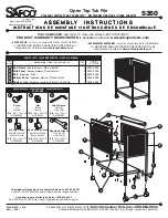 Предварительный просмотр 1 страницы LDI Safco 5350 Assembly Instructions