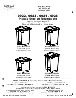 Preview for 1 page of LDI Safco 9922 Instructions