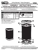 LDI Safco At-Your-Disposal 9790 Assembly Instructions предпросмотр