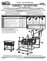 Предварительный просмотр 1 страницы LDI Safco Scoot 5370 Assembly Instructions