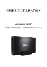 Предварительный просмотр 1 страницы LDLC CHROME BOX 3.5" User Manual