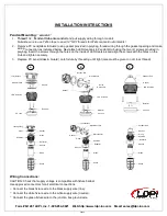 Preview for 2 page of LDPI LEVP-14W LED Series Installation Instructions