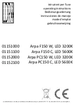 Preview for 1 page of LDR 01151000 Operating Instructions Manual