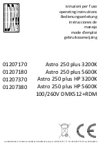 Preview for 1 page of LDR 01207170 Operating Instructions Manual