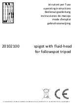 Preview for 1 page of LDR 20102100 Operating Instructions Manual