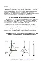 Предварительный просмотр 5 страницы LDR 20102401 Operating Instructions Manual