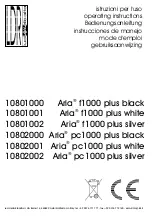 LDR Aria f1000 plus Series Operating Instructions Manual preview