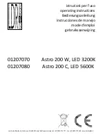 LDR Astro 200 C Operating Instructions Manual preview