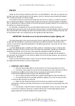 Preview for 4 page of LDR Astro 250 Wi-fi RGBW Operating Instructions Manual