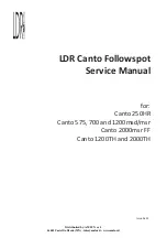 LDR Canto 1200msd Service Manual предпросмотр