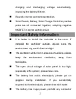 Preview for 3 page of Ldsolar LD2420C User Manual