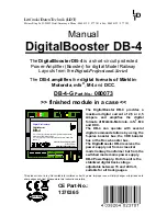 Предварительный просмотр 3 страницы LDT DigitalBooster DB-4 Assembly Instruction Manual