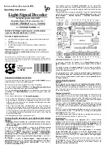 Предварительный просмотр 1 страницы LDT LS-DEC-NMBS-F Operating Instruction